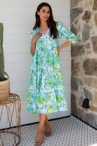 Mahale Dress Cornelia Lime