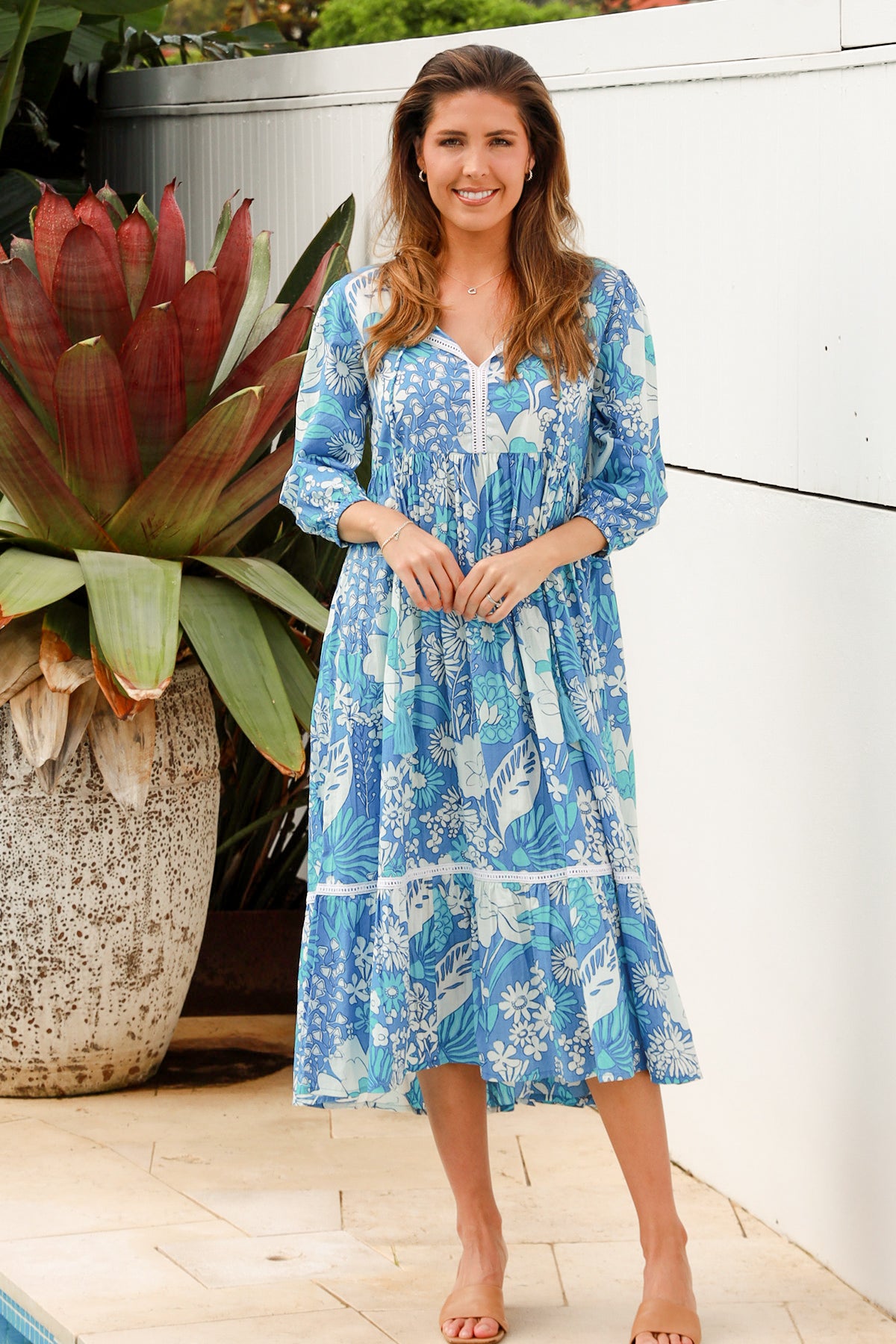 Mahale Dress Roary Blue