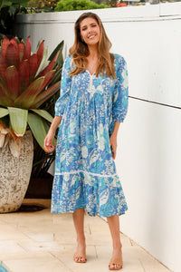 Mahale Dress Roary Blue