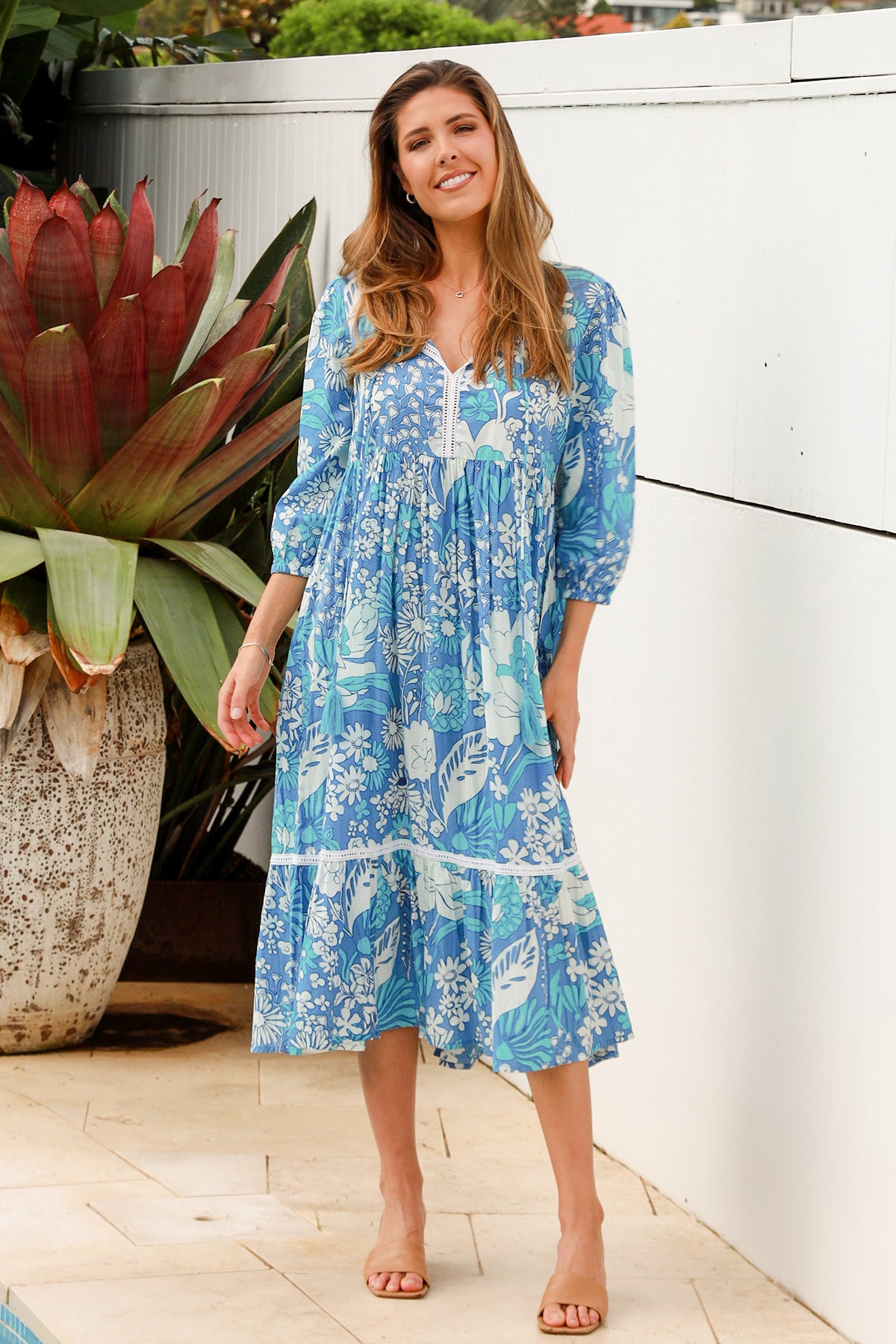 Mahale Dress Roary Blue