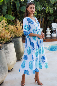 Mahale Dress Britannia Blue