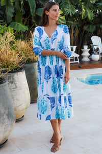 Mahale Dress Britannia Blue