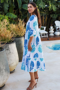 Mahale Dress Britannia Blue