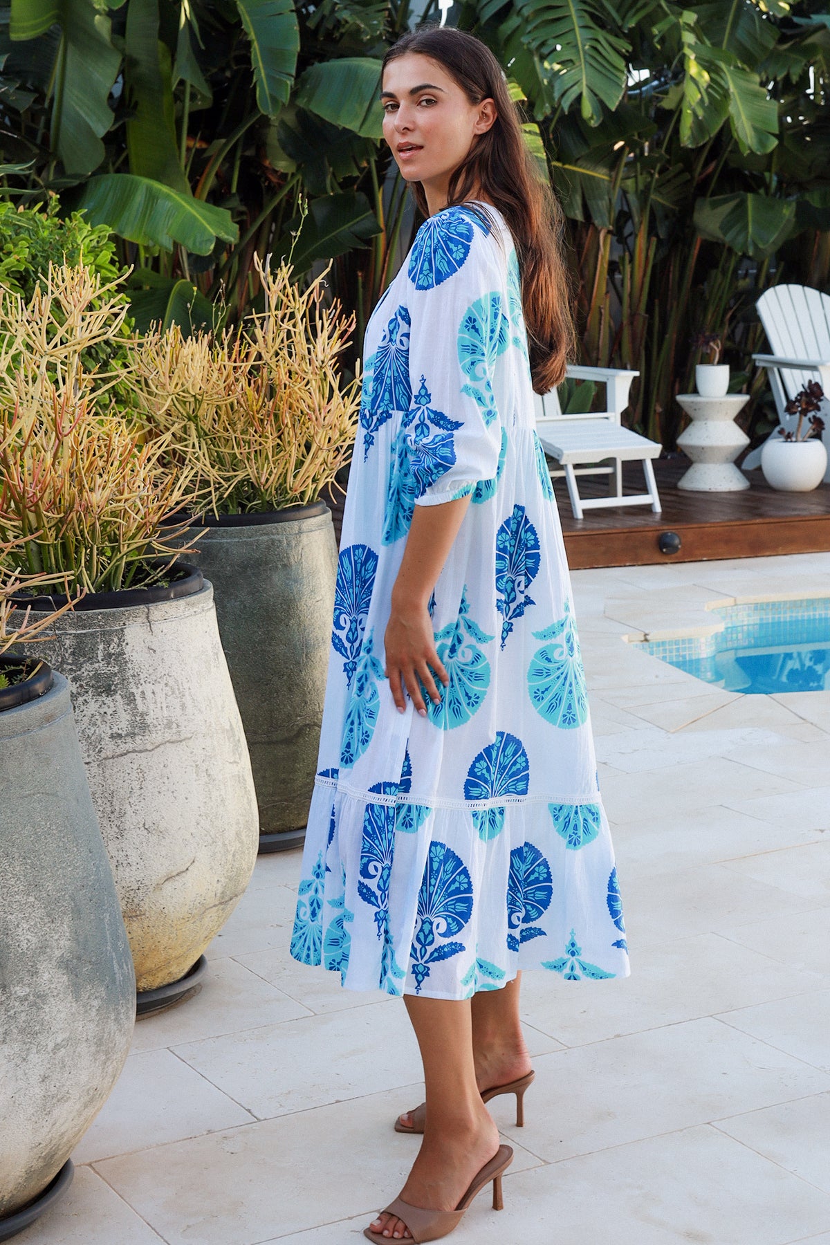 Mahale Dress Britannia Blue