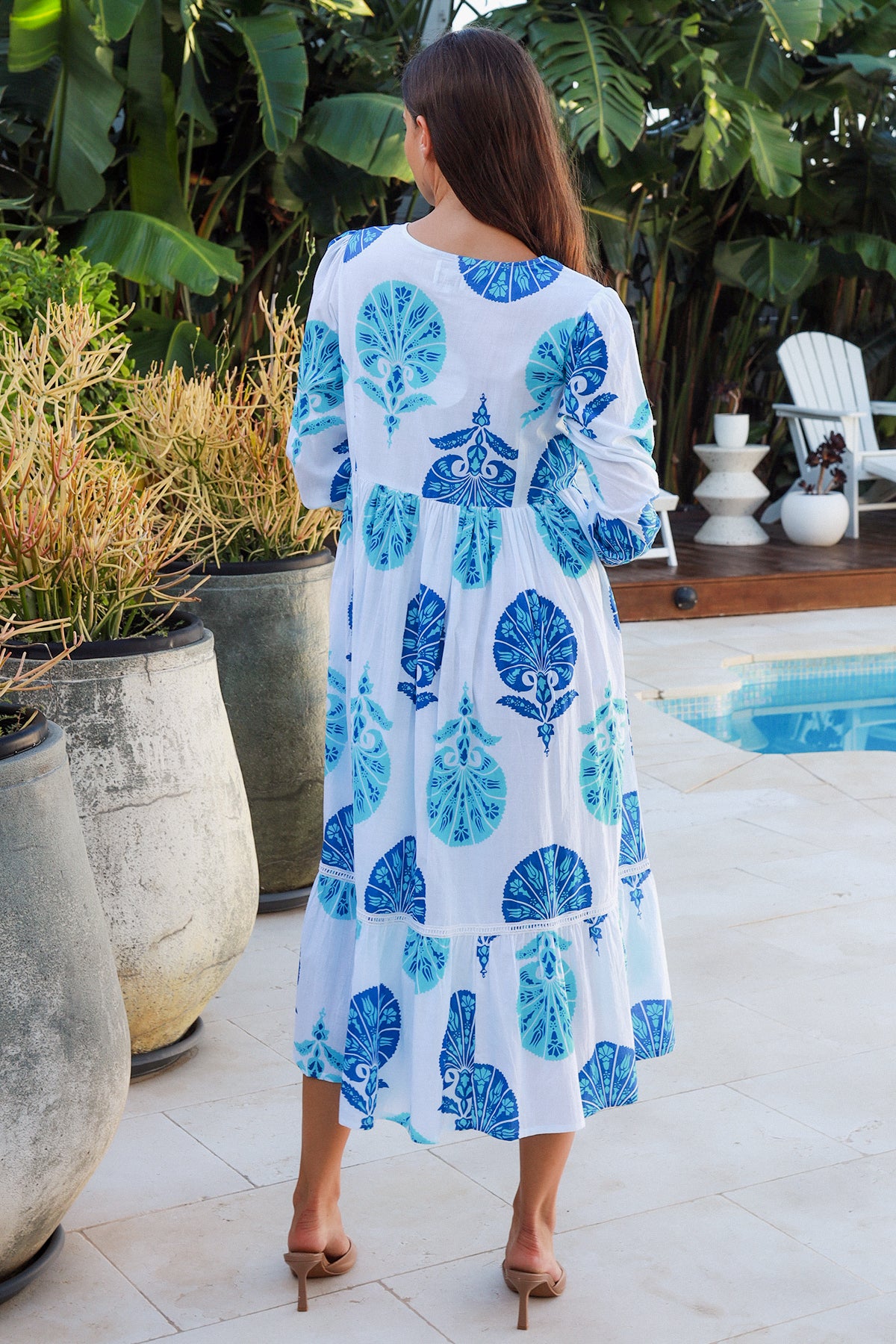 Mahale Dress Britannia Blue