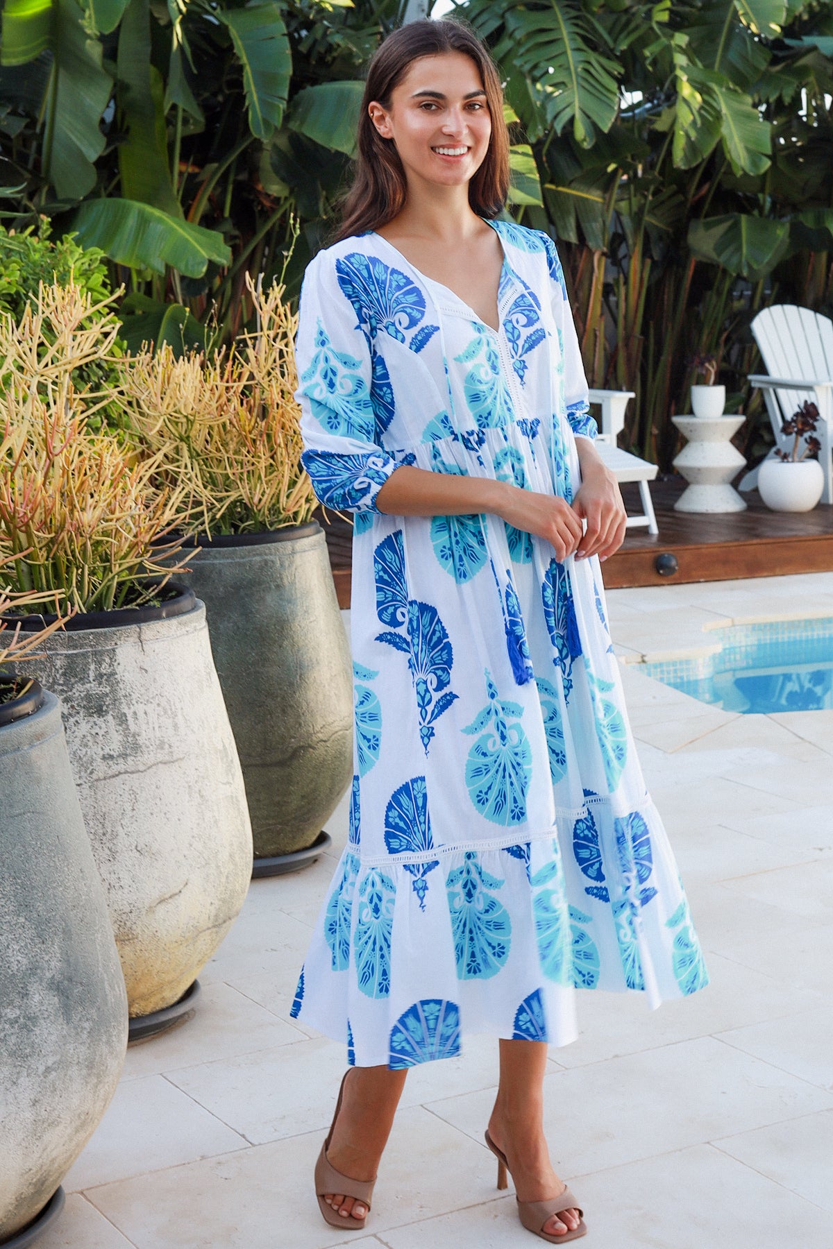 Mahale Dress Britannia Blue
