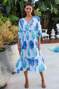 Mahale Dress Britannia Blue