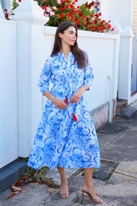 Tuscany Dress Cornelia Blue