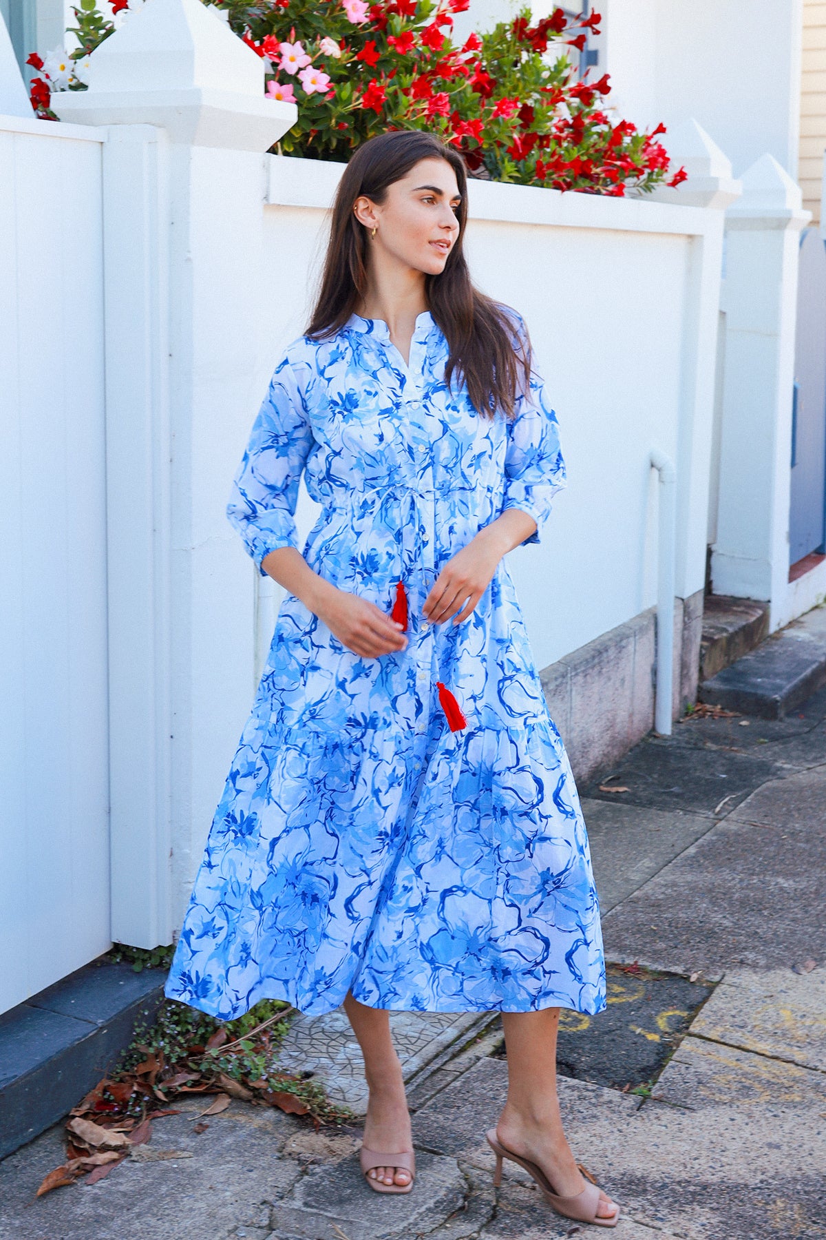 Tuscany Dress Cornelia Blue
