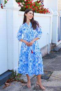 Tuscany Dress Cornelia Blue