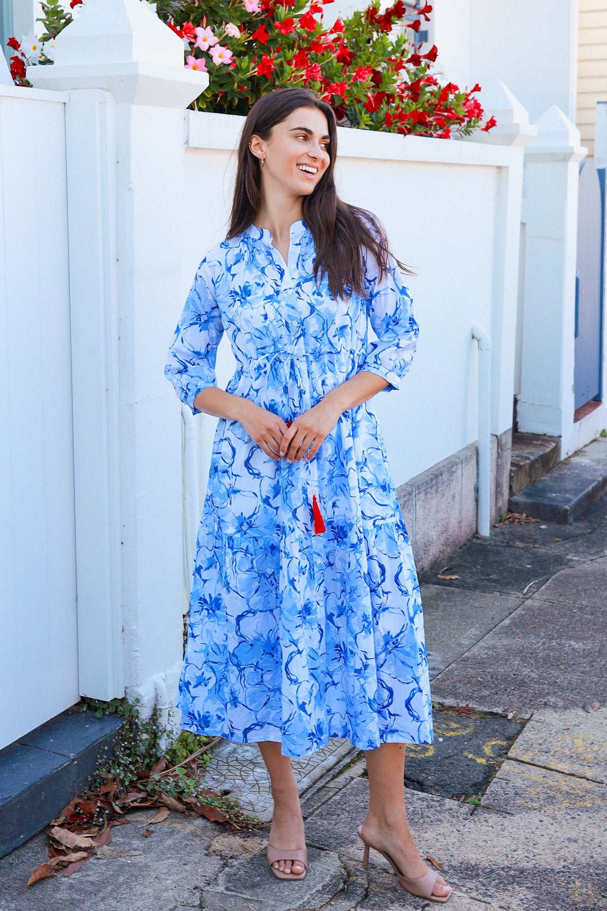 Tuscany Dress Cornelia Blue