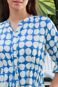 Tuscany Dress Popole Blue