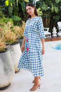 Tuscany Dress Popole Blue