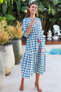 Tuscany Dress Popole Blue