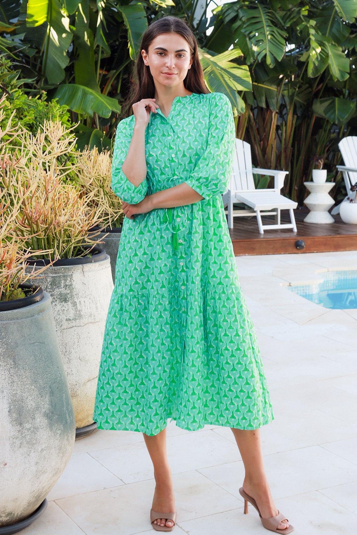 Tuscany Dress Doozy Green