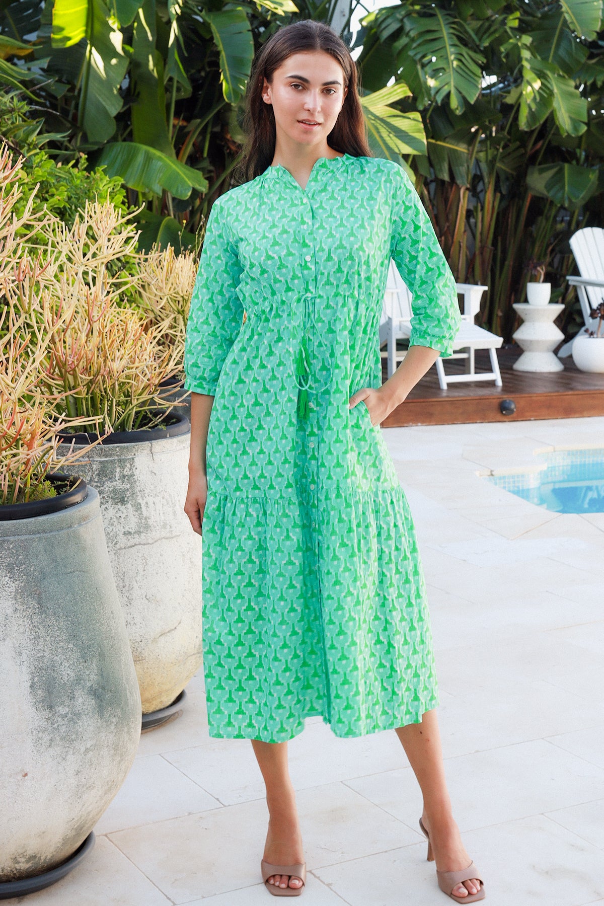 Tuscany Dress Doozy Green