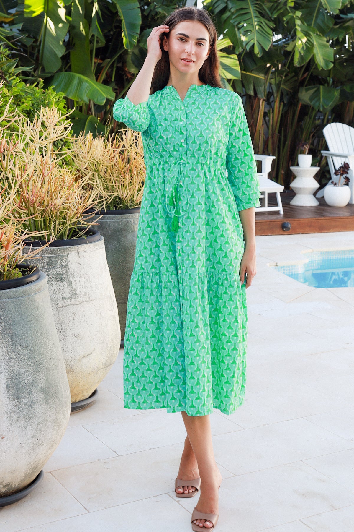 Tuscany Dress Doozy Green