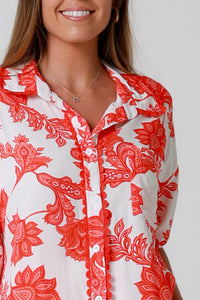 Tallulah Red Shorts