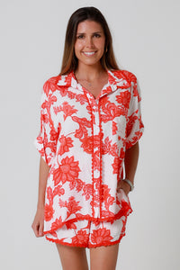 Tallulah Red Shorts