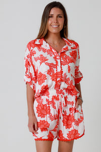 Tallulah Red Shorts