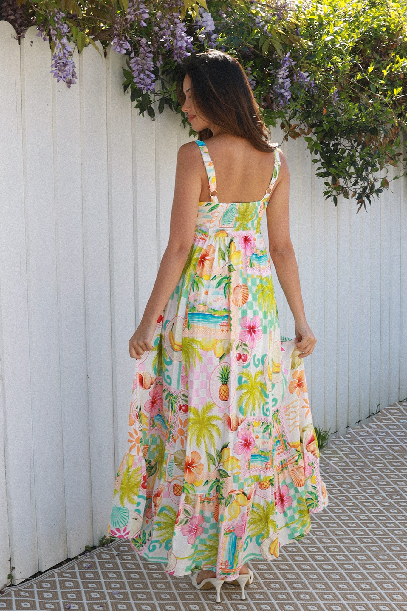 YF0061SP Rayon Slip Maxi Dress