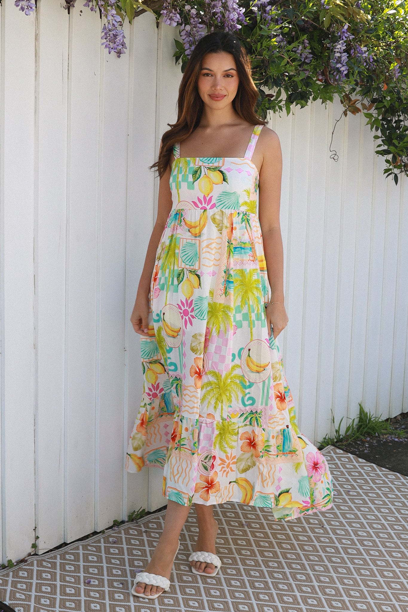 YF0061SP Rayon Slip Maxi Dress