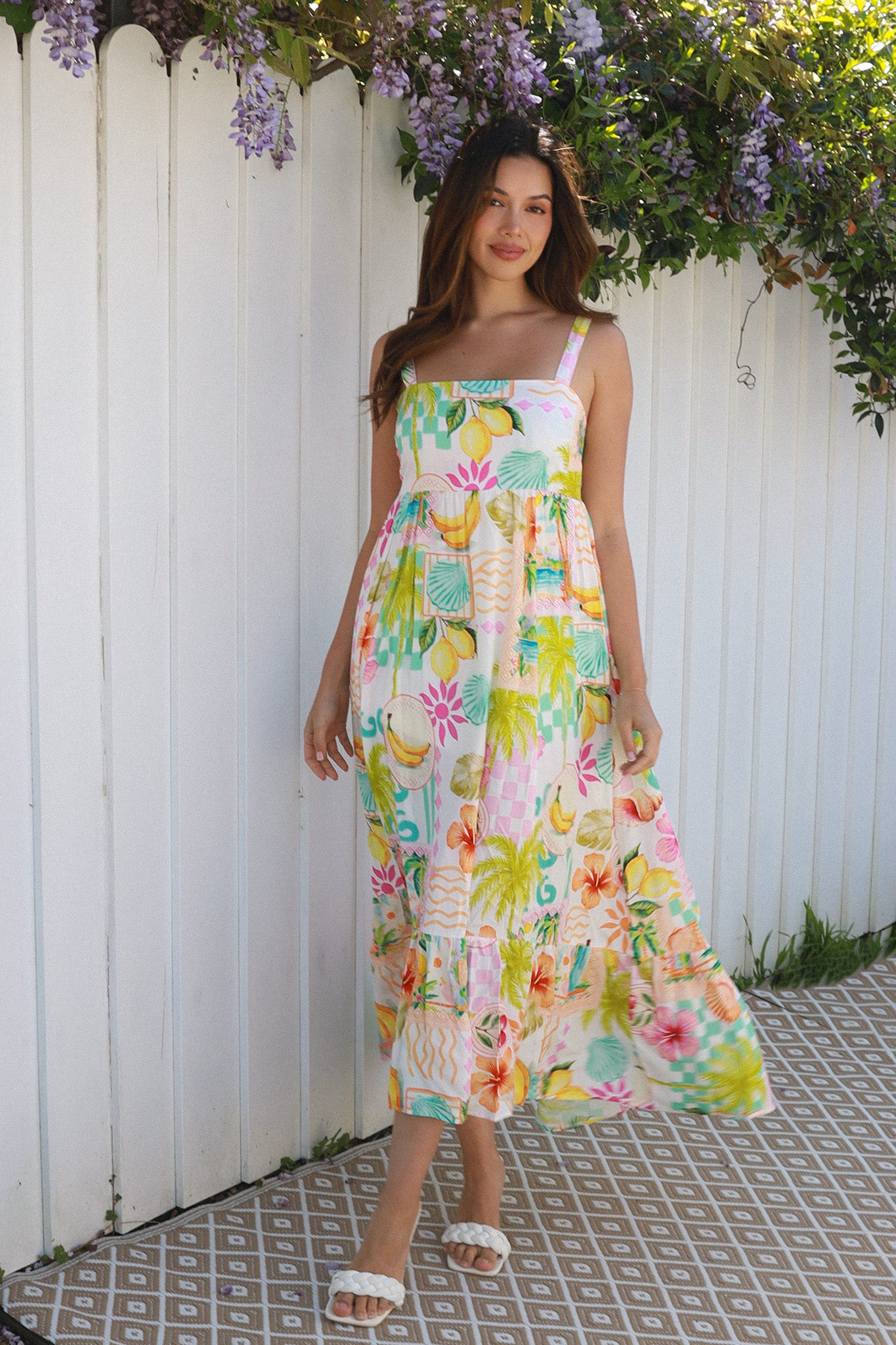 YF0061SP Rayon Slip Maxi Dress