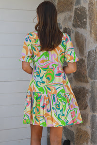 Emilia Green Mini Dress