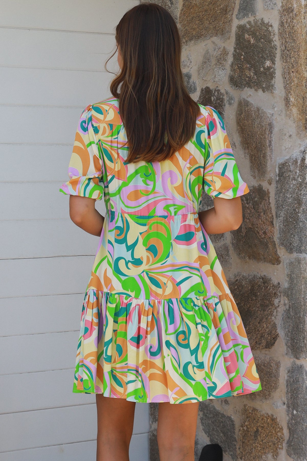Emilia Green Mini Dress