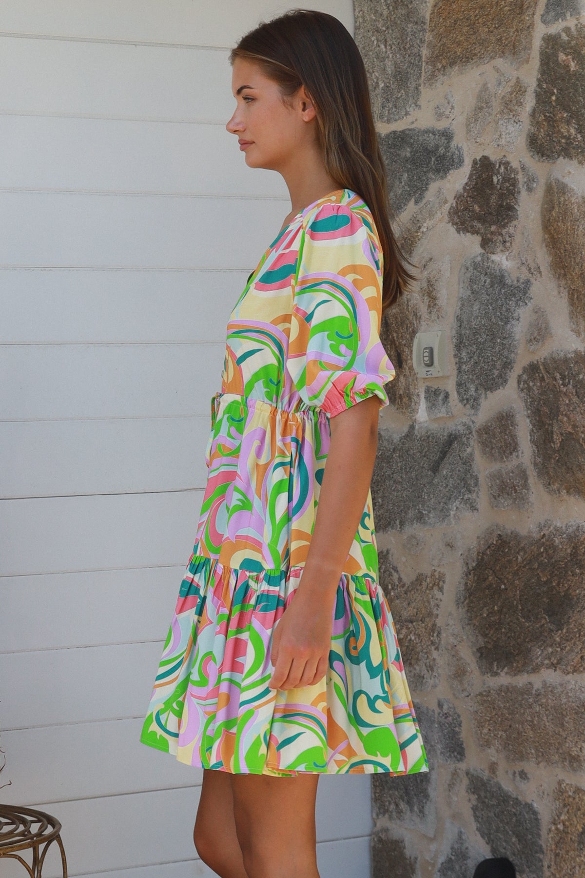 Emilia Green Mini Dress