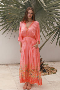 Sofia Pink Maxi Dress
