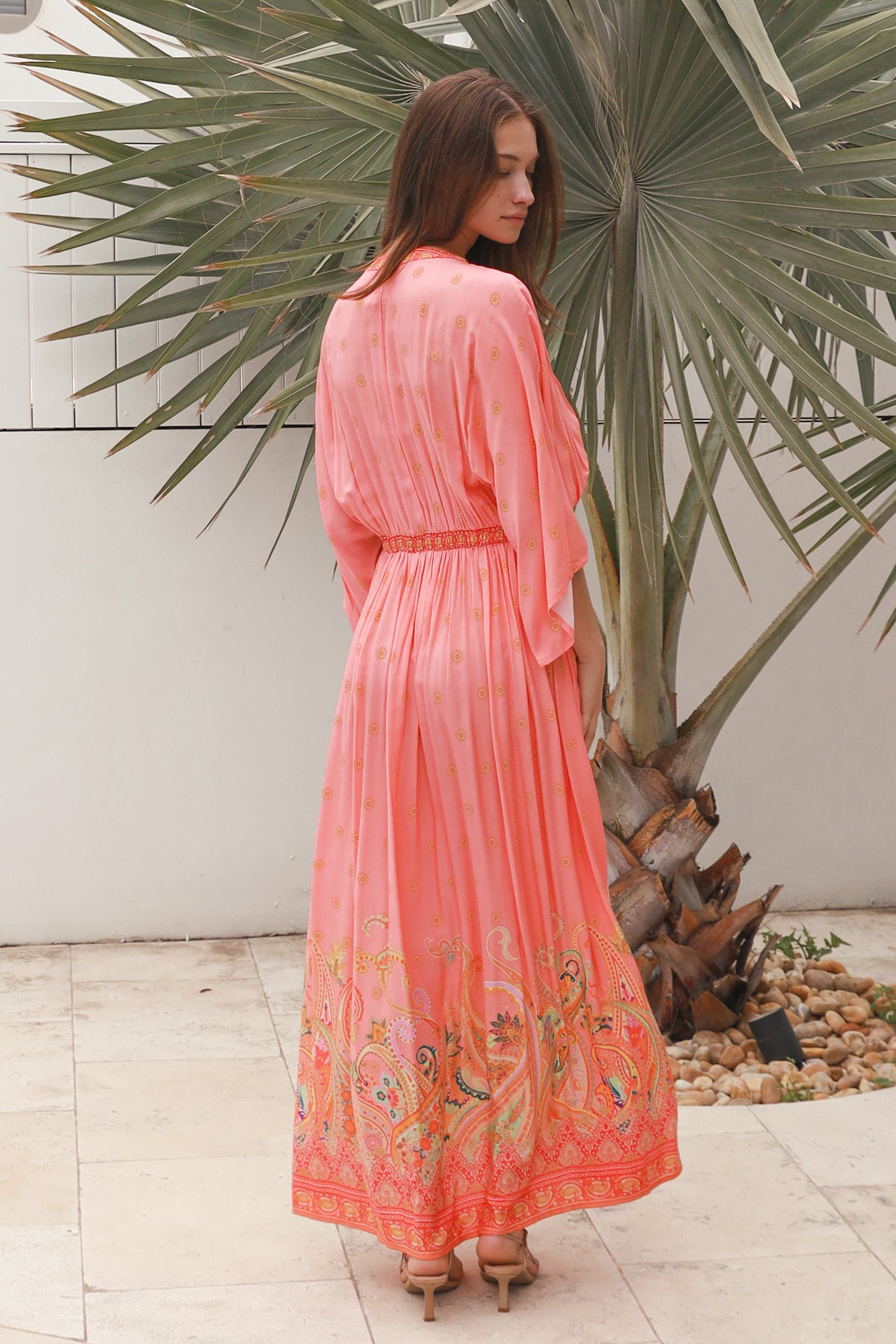 Sofia Pink Maxi Dress