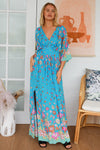 Brooklyn 3/4 Sleeves Maxi Dress