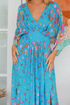 Brooklyn 3/4 Sleeves Maxi Dress