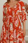 Sylvie V-Neck Mini Dress