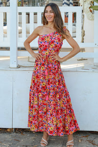 Althen One Shoulder Maxi Dress