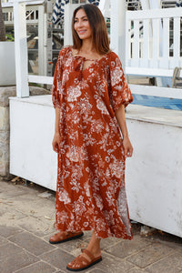 Tess V-Neck Maxi Dress