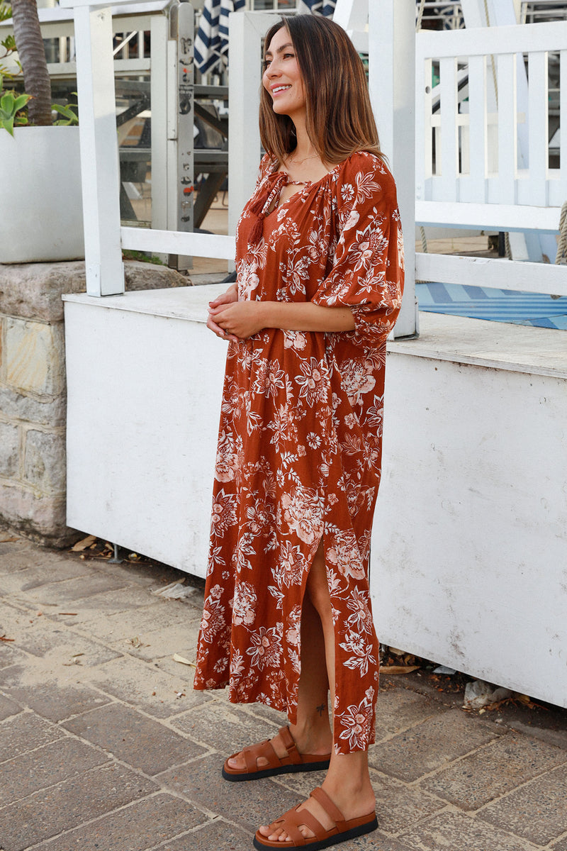 Tess V-Neck Maxi Dress