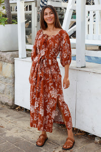 Tess V-Neck Maxi Dress