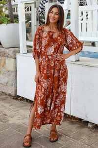 Tess V-Neck Maxi Dress