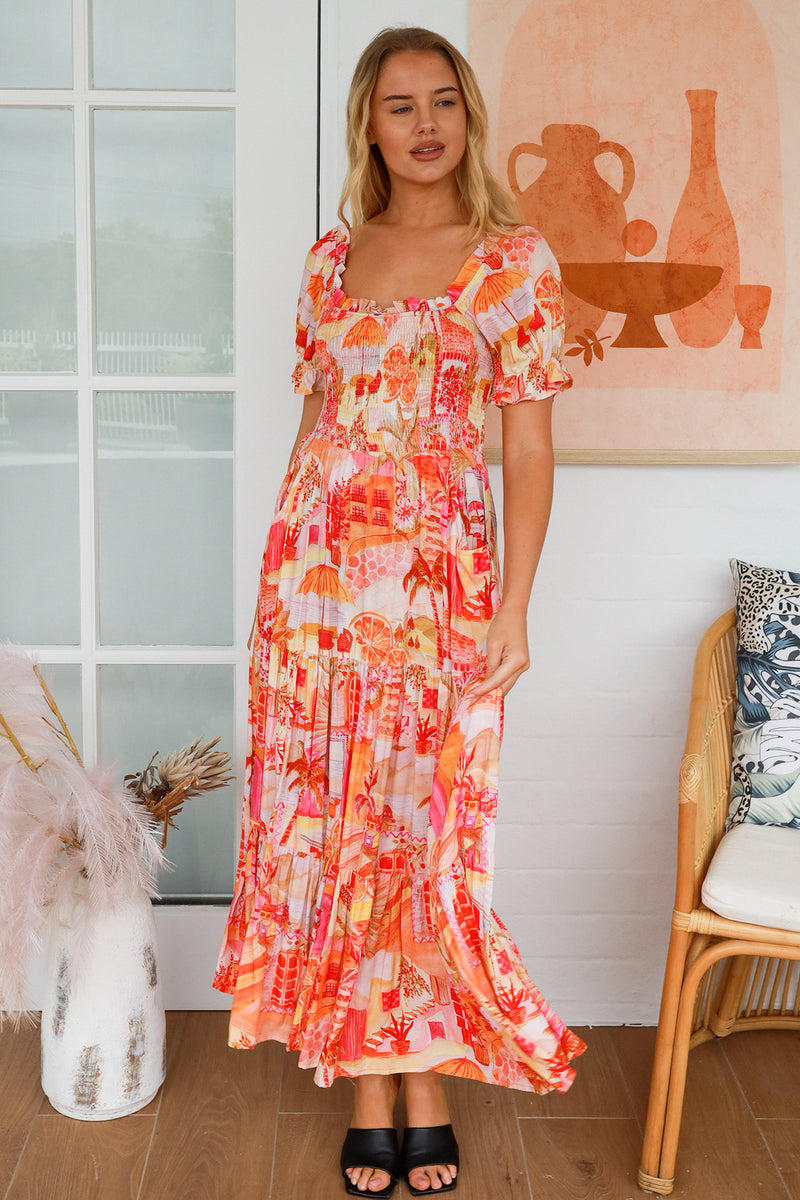 Maribel Off-shoulder Maxi Dress