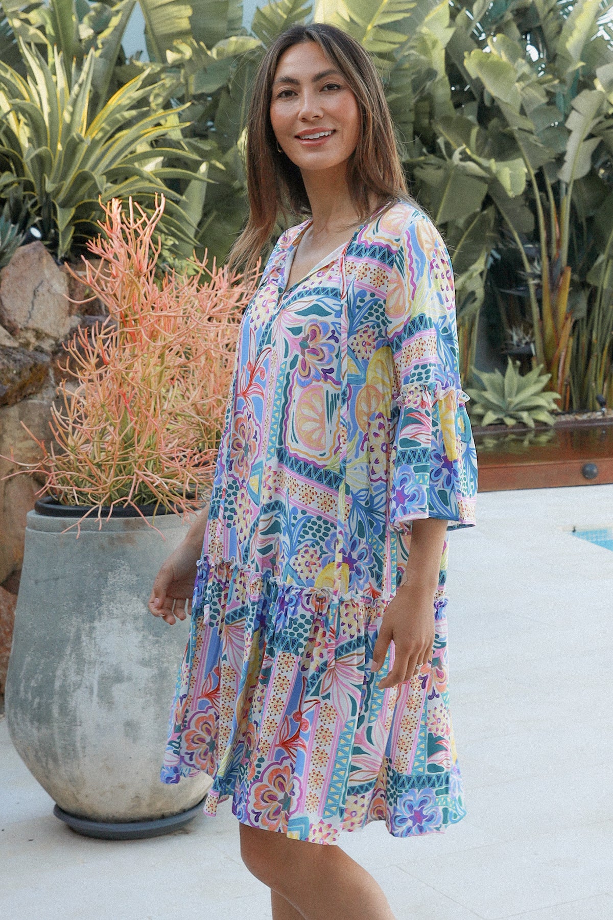 Sharon Tunic Mini Dress