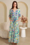 Davina 1/2 Sleeves Maxi Dress