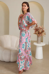 Luca Pink Maxi Dress