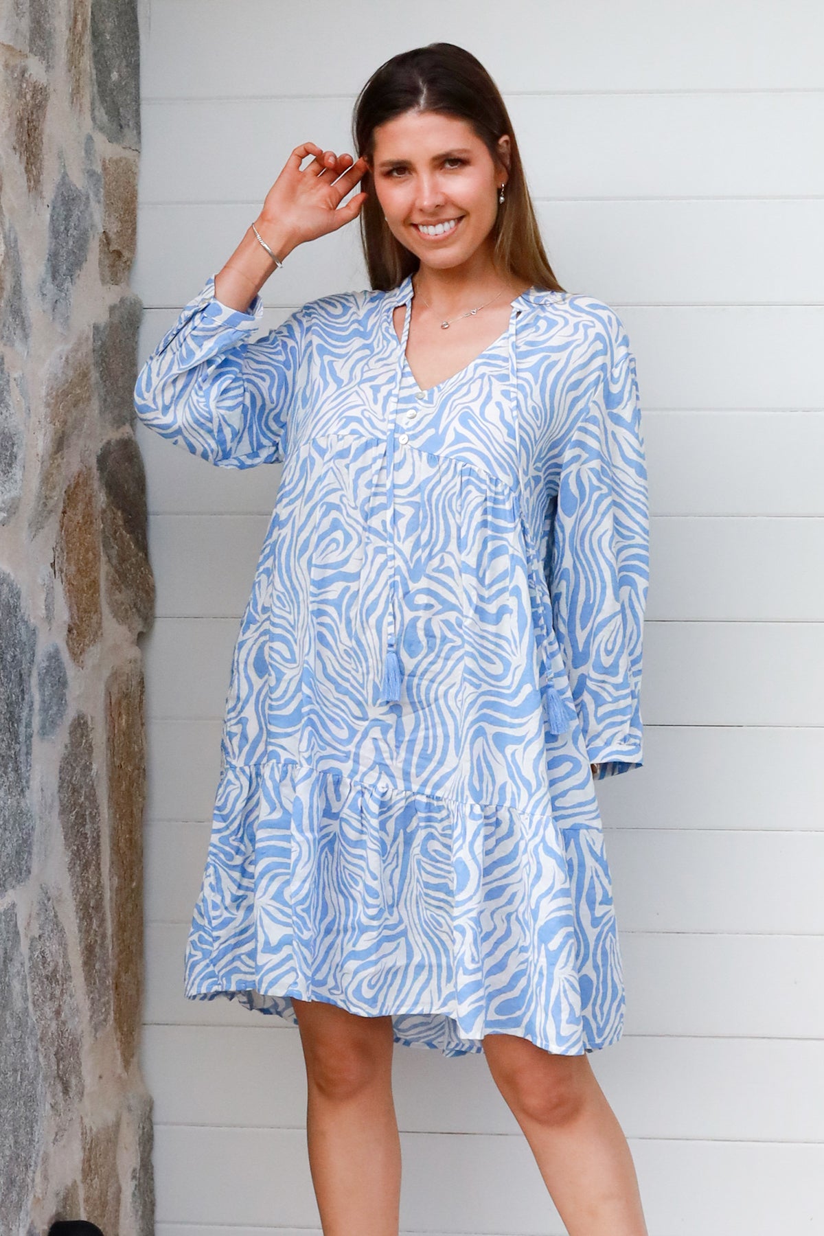 Leona Long Sleeves Mini Dress