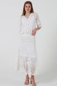 RX0172Skirt WHITE