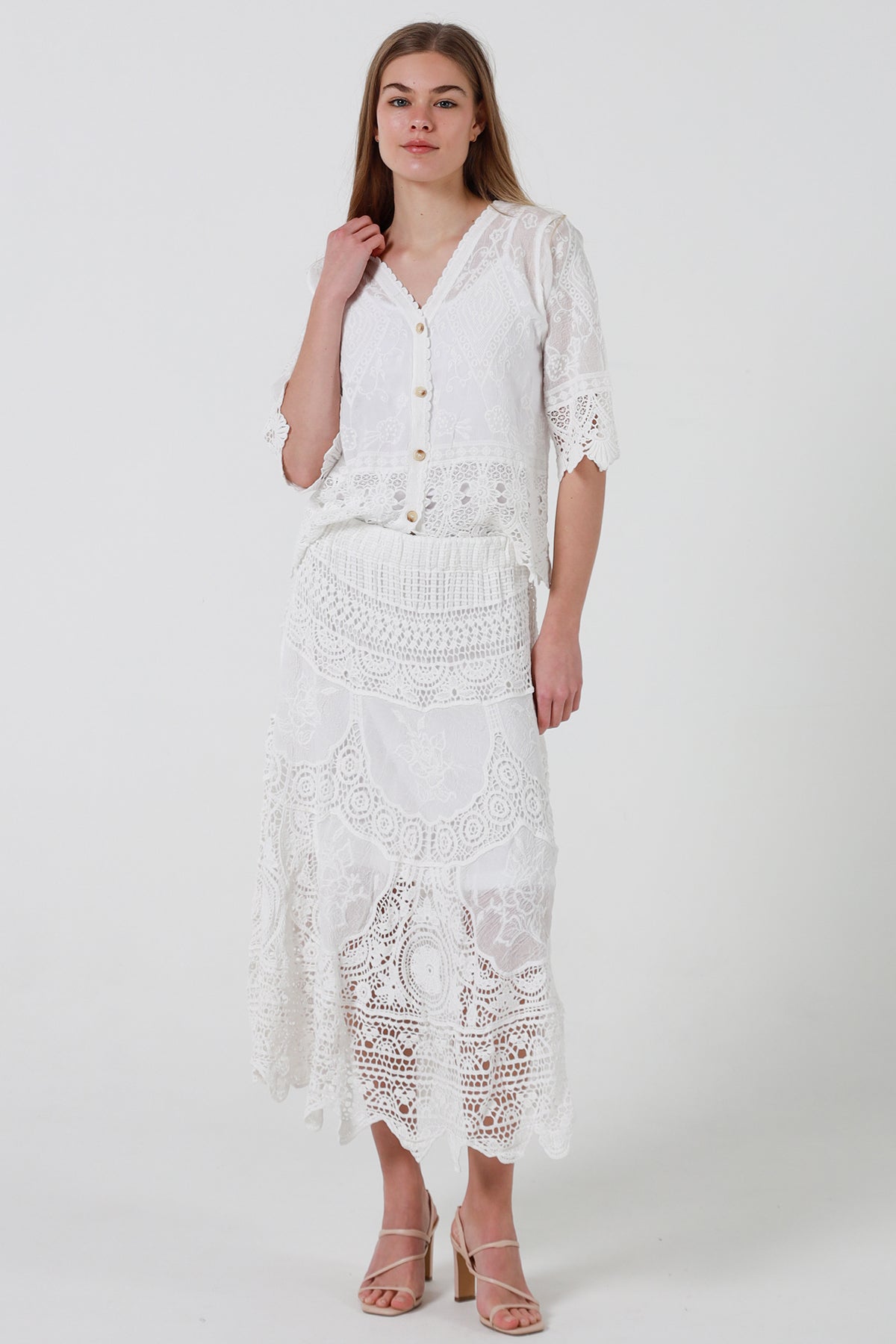 RX0172Skirt WHITE