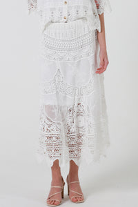 RX0172Skirt WHITE