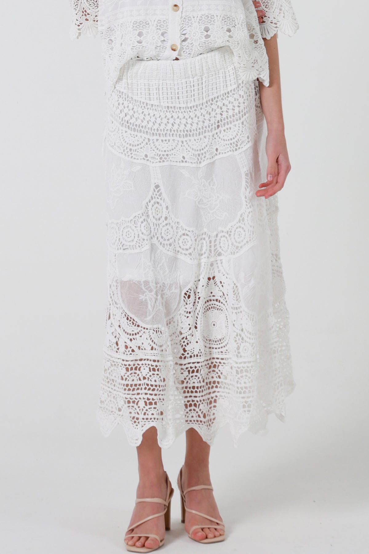RX0172Skirt WHITE