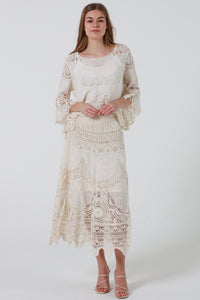 RX0173Skirt BEIGE